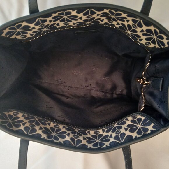 Kate Spade Flower Jacquard Market Tote - Picture 4 of 4